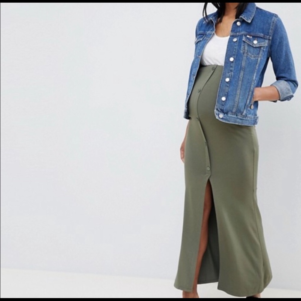 Asos maternity skirt